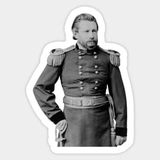 General Albert Myer Portrait - Signal Corps Founder Sticker